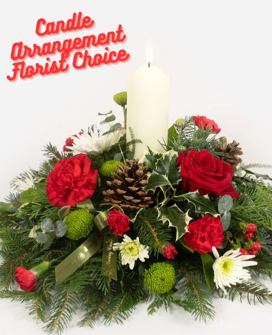 Florist Choice Candle Table Arrangement