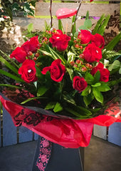 Opulent Dozen Red Roses